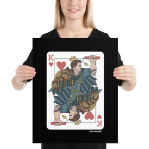 Carl - King of Hearts - Print