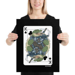 Florin - King Of Clubs - Print