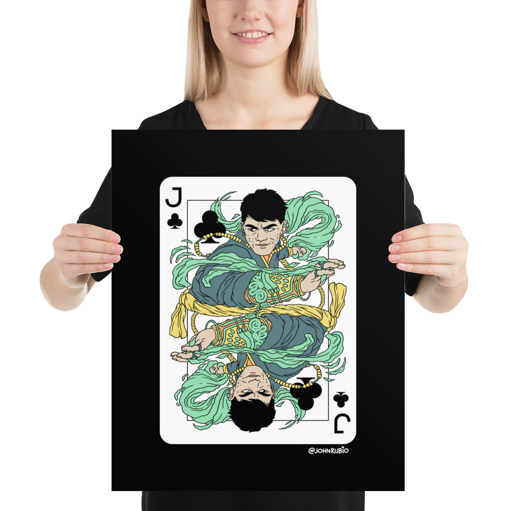 Li Jun - Jack Of Clubs - Poster