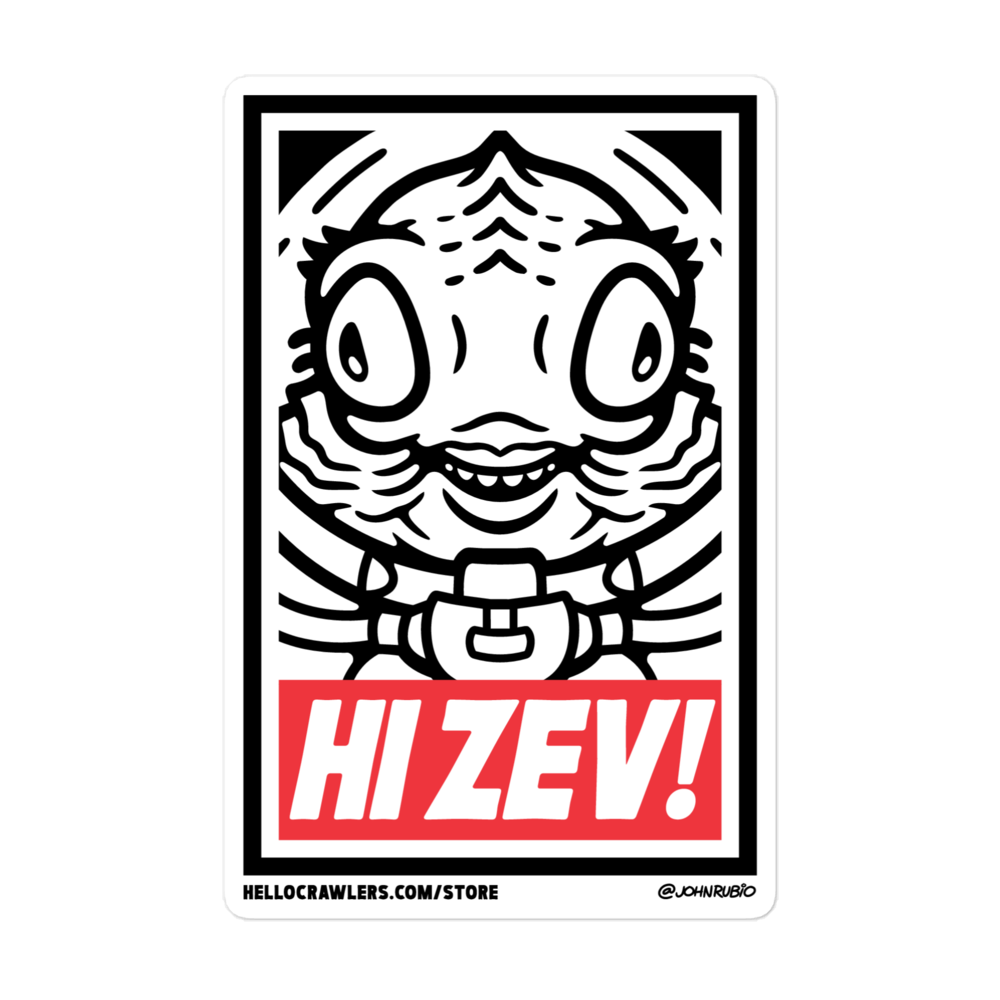 Hi Zev! - Bubble-free stickers