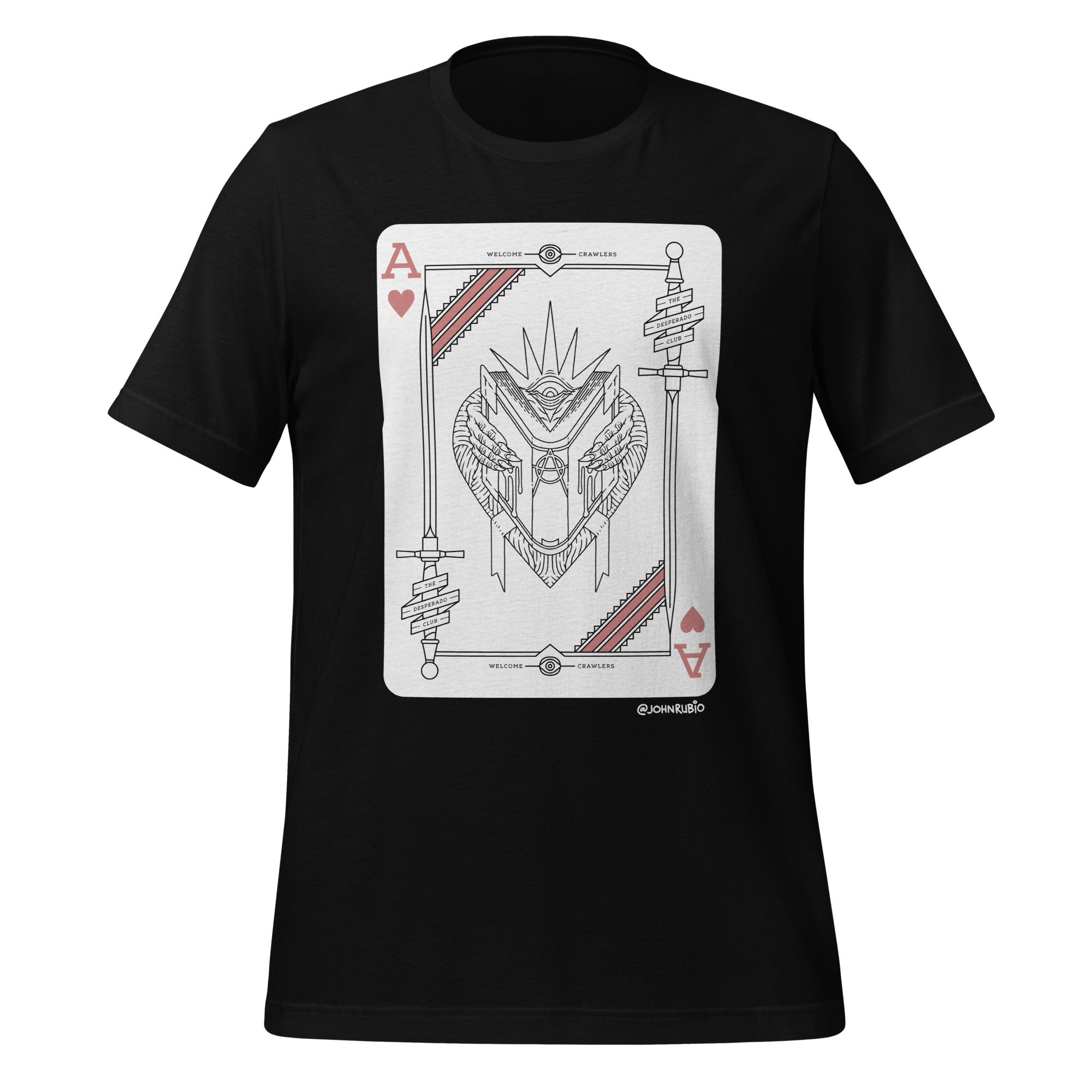 The Dungeon Anarchist's Cookbook - Ace Of Hearts - Unisex t-shirt