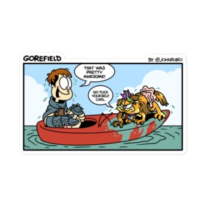 GOREfield 2 - Bubble-free stickers