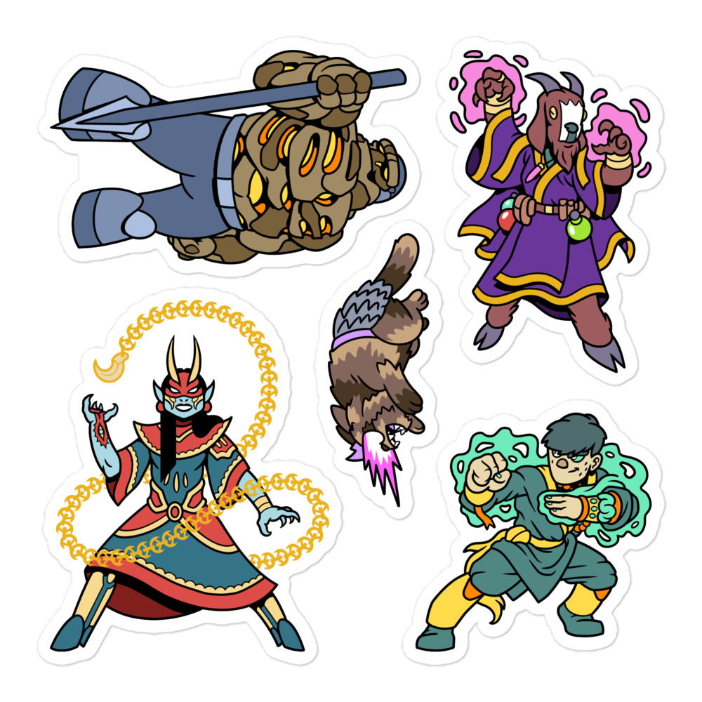 Heroes Sticker Sheet 3 - Bubble-free stickers
