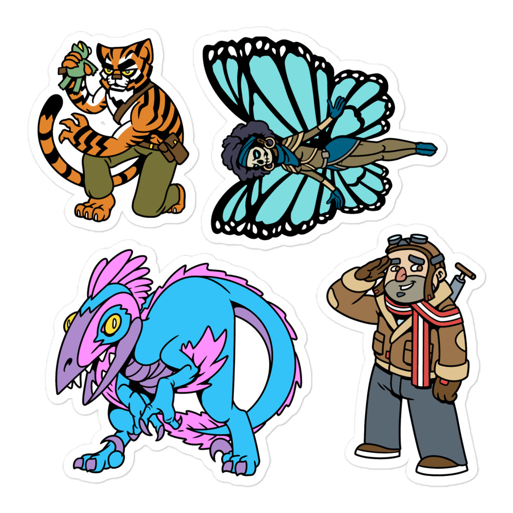 Heroes Sticker Sheet 2 - Bubble-free stickers - Image 2