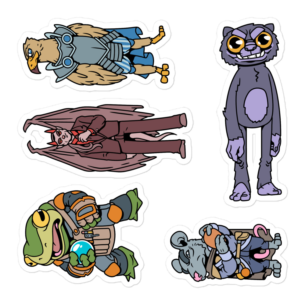 Mordecai 1 - Bubble-free stickers