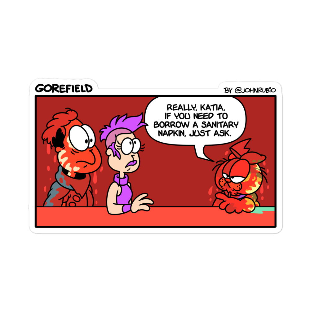GOREfield 5 - Bubble-free stickers