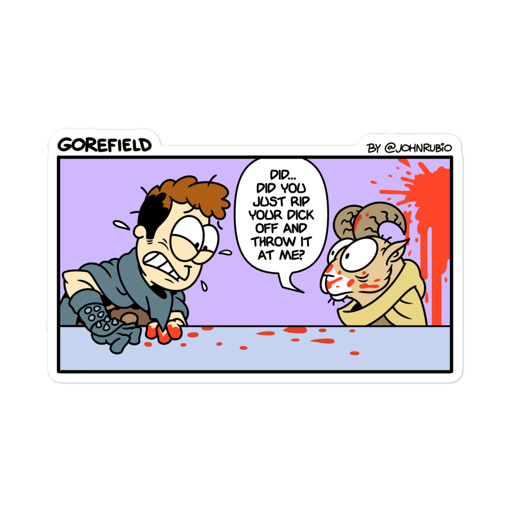 GOREfield 6 - Bubble-free stickers