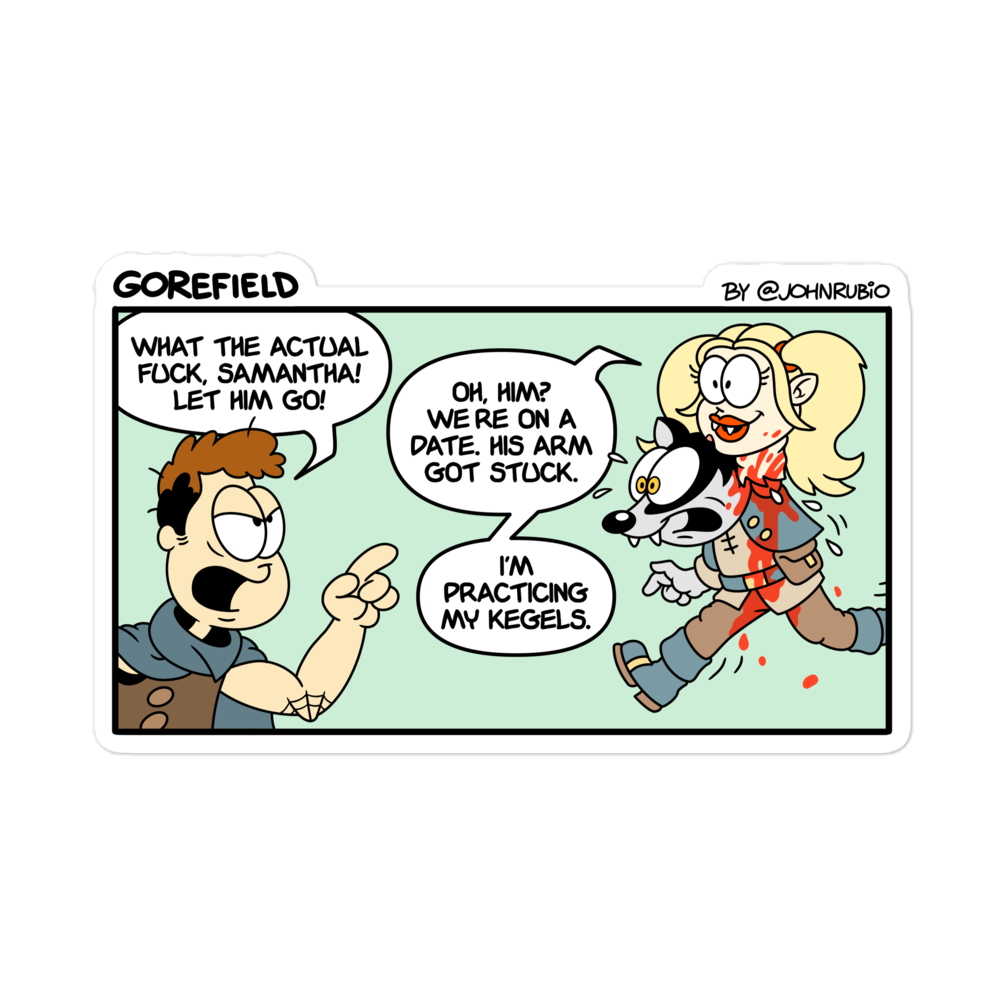 GOREfield 7 - Bubble-free stickers