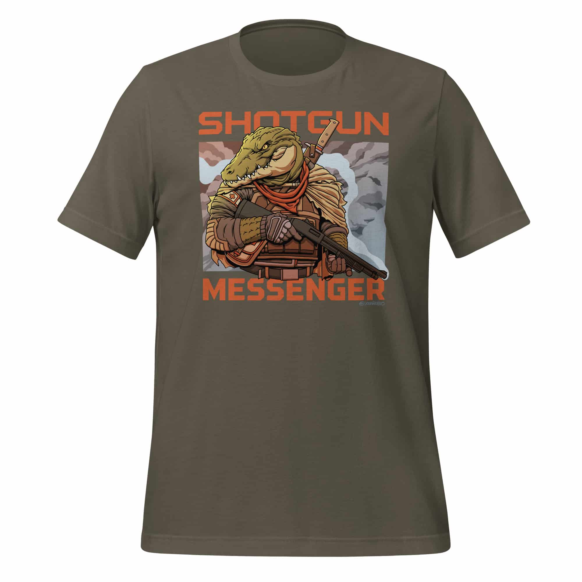 Shotgun Messenger - Unisex t-shirt - Image 2