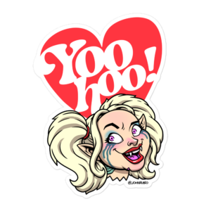 Flirty Samantha - Bubble-free stickers
