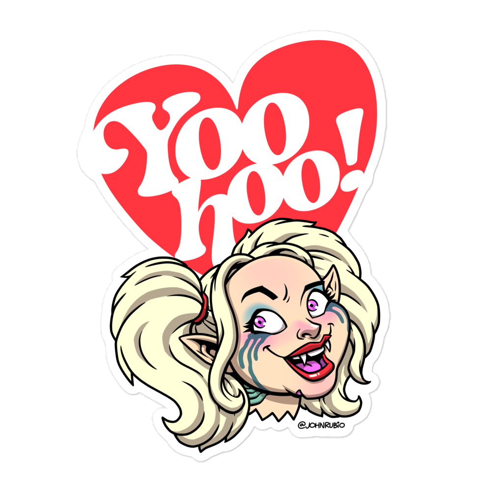 Flirty Samantha - Bubble-free stickers