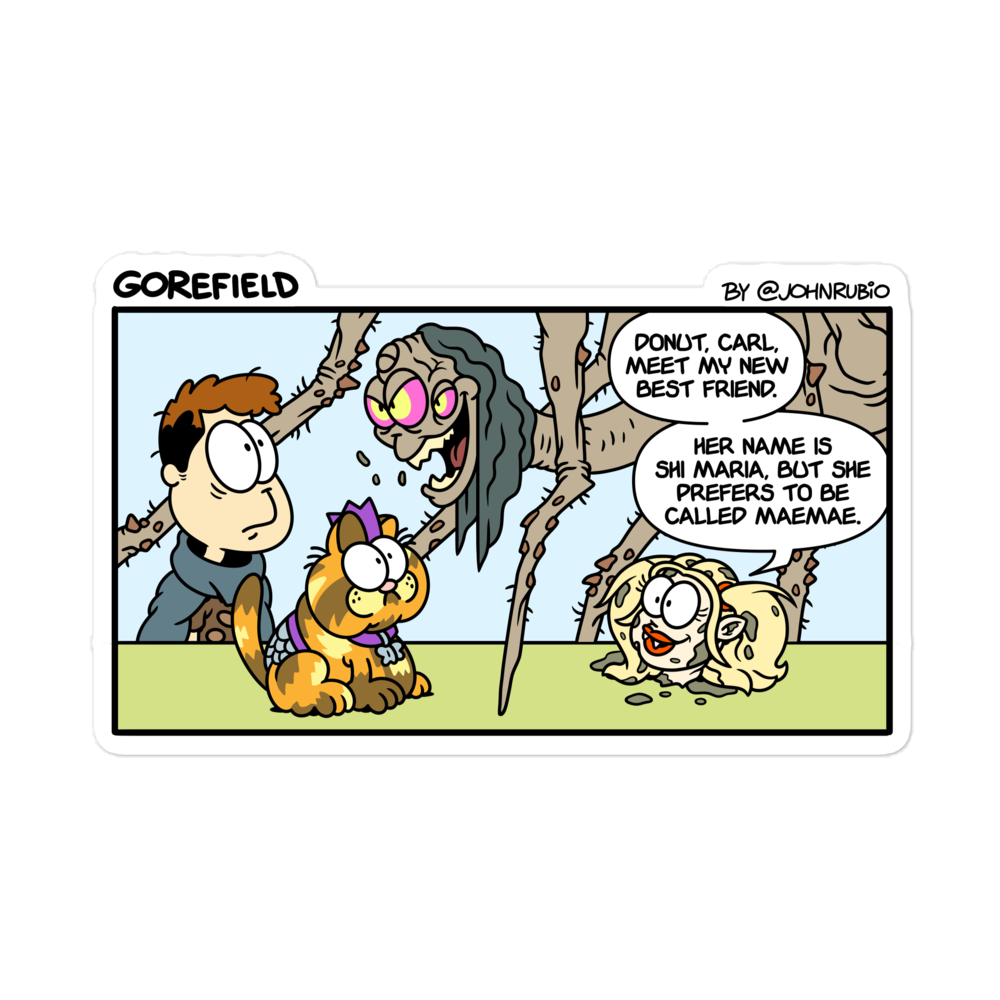 GOREfield 9 - Bubble-free stickers